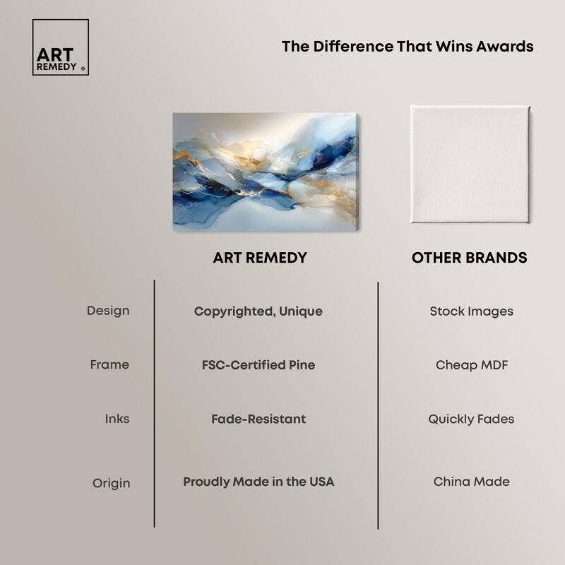 Postmodern Flow I Canvas by Art Remedy, Gallery Wrapped