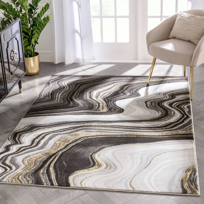 Well Woven Fairmont Warren Modern Abstract Area Rug