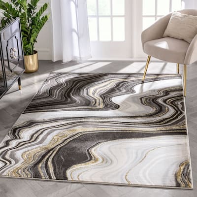 Well Woven Fairmont Warren Modern Abstract Area Rug