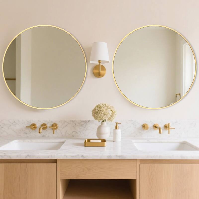 Round Wall Mirror Bathroom Vanity Mirror