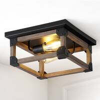 Rustic Flush Mount Lights Find Great Ceiling Lighting Deals Shopping At Overstock