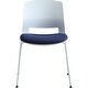 preview thumbnail 2 of 4, Lorell Arctic Series Stack Chairs - 2/CT