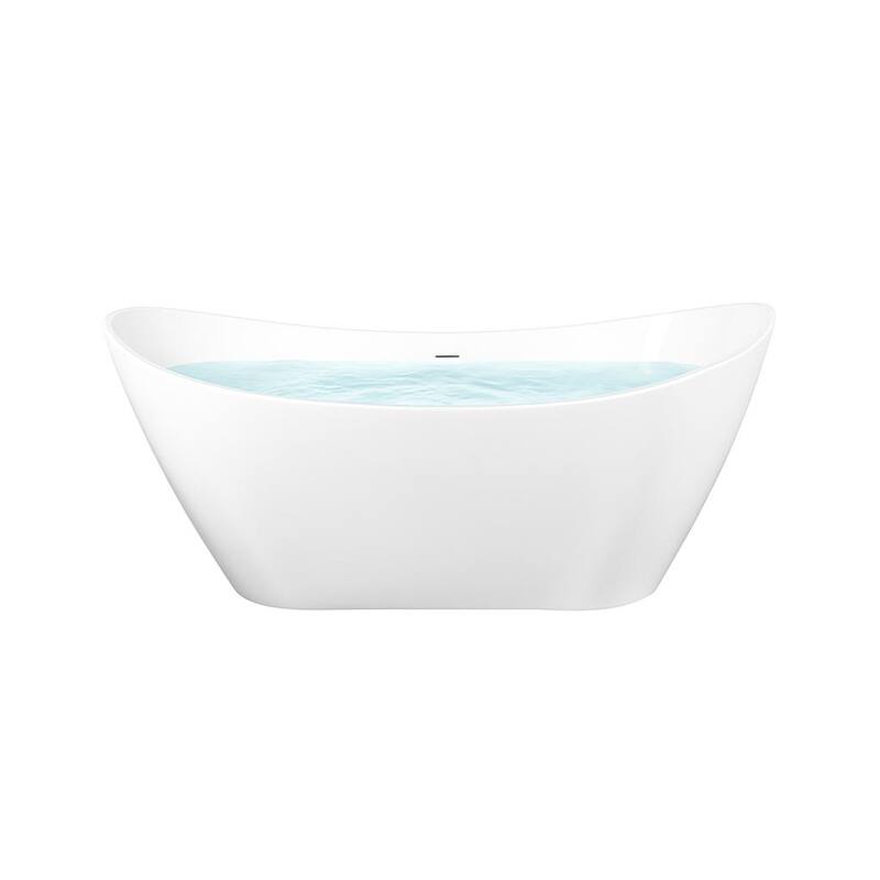KBV 67'' x 31" Freestanding Soaking Acrylic Bathtub GTBT0005 - 67"