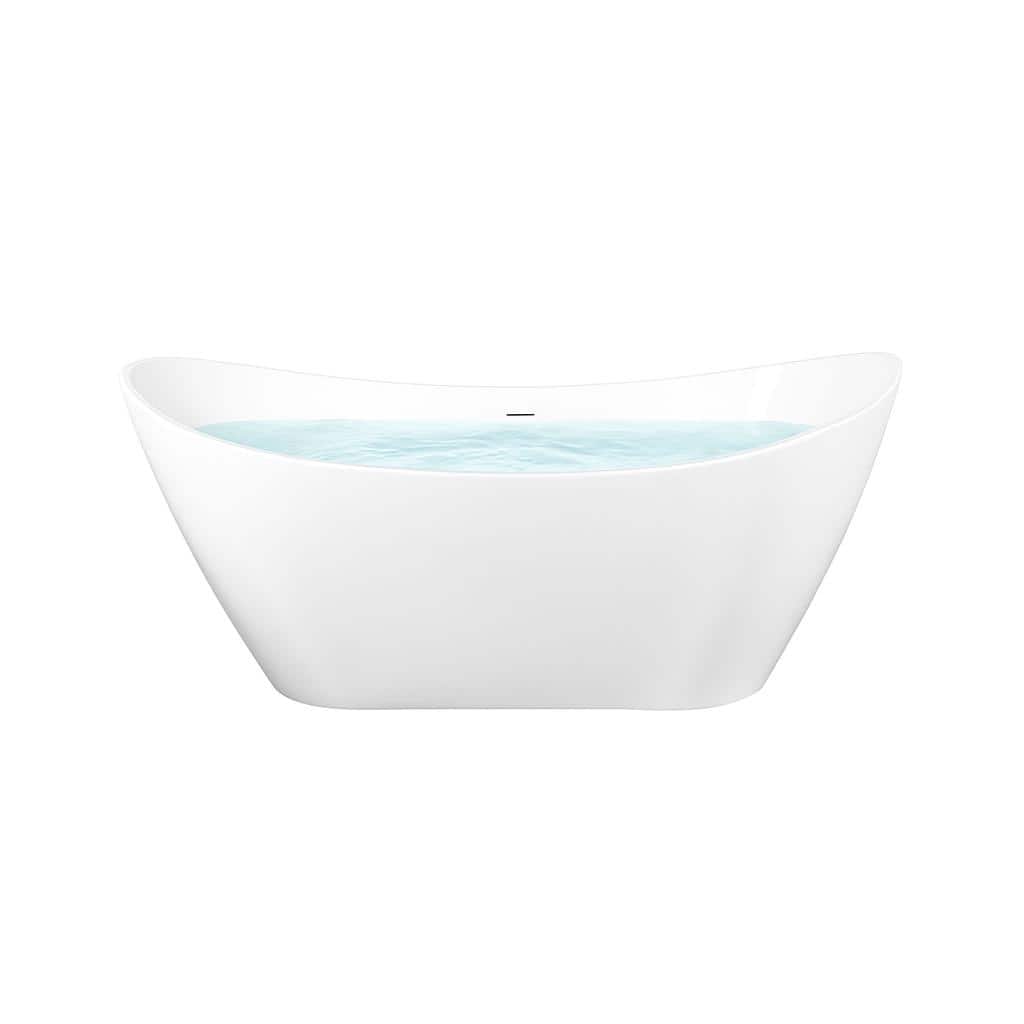 KBV 67'' x 31" Freestanding Soaking Acrylic Bathtub GTBT0005 - 67"