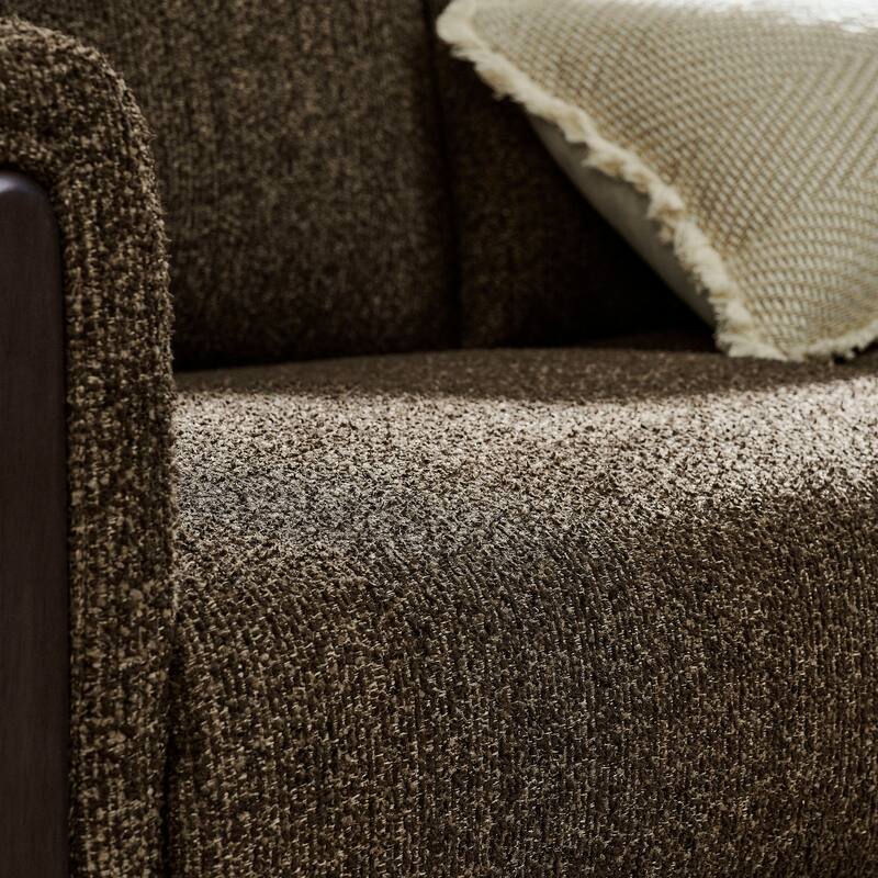 Hawken Boucle Fabric Accent Armchair