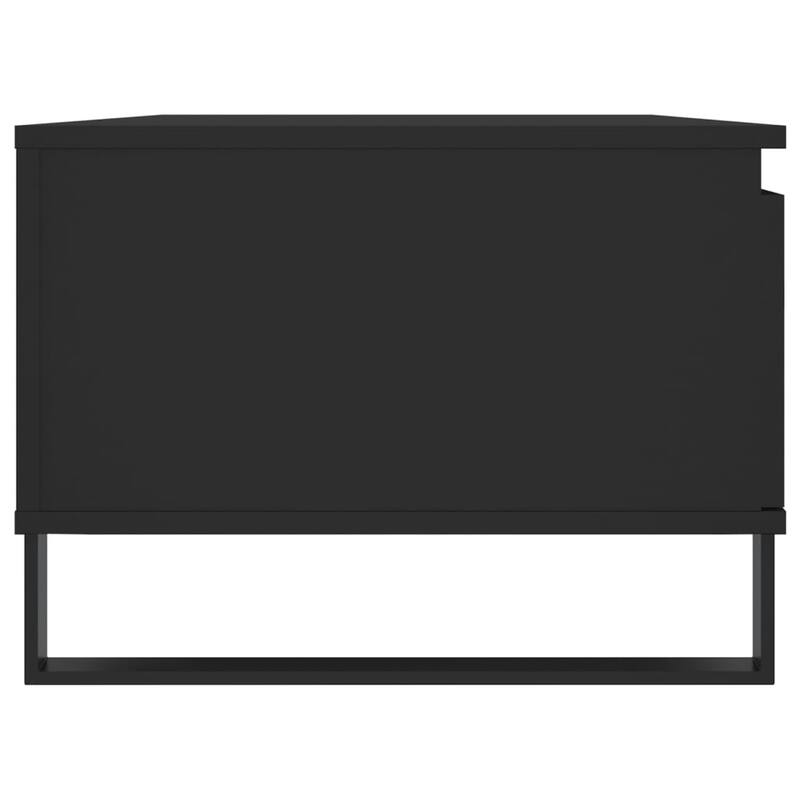 vidaXL Coffee Table Black/White Engineered wood Medium Coffee Table