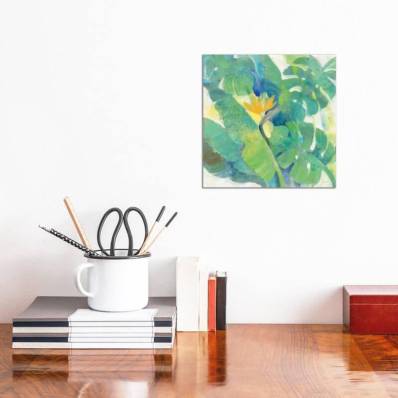 iCanvas "Tropical Paradise" by Albena Hristova Canvas Print - 12x12x0.75
