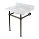 Option Marble White / Oil Rubbed Bronze
