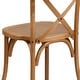 preview thumbnail 45 of 49, 2 Pack Stackable Wood Cross Back Chair