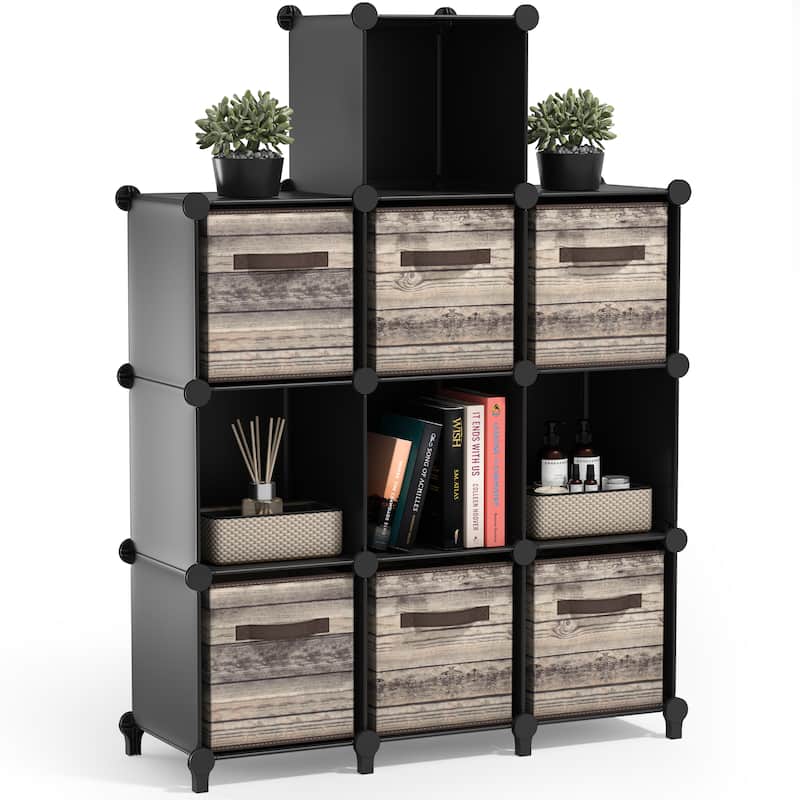 Sorbus Cube Storage Organizer – Waterproof Cubby Shelf for Closet, Toys, Books, Shoes, Décor – Space-Saving Bookshelf