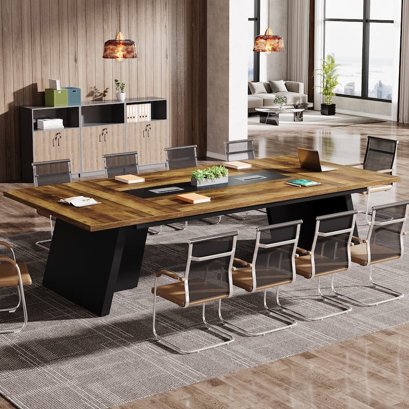 8ft Conference Table, Modern Office Meeting Room Table