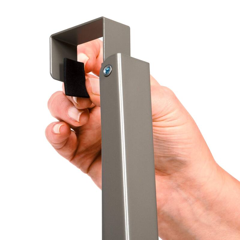 Over the Door Closet Valet - Single Hook Retractable Collapsible Folding Hanging Rack Organizer