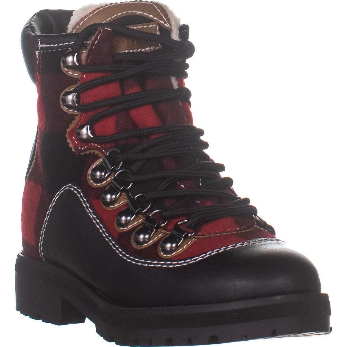 tommy hilfiger red boots