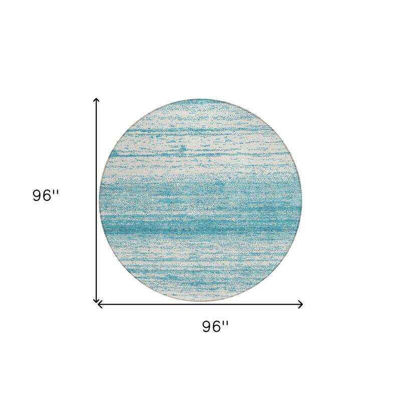 HomeRoots Striped Transitional Rectangle Outdoor Rug