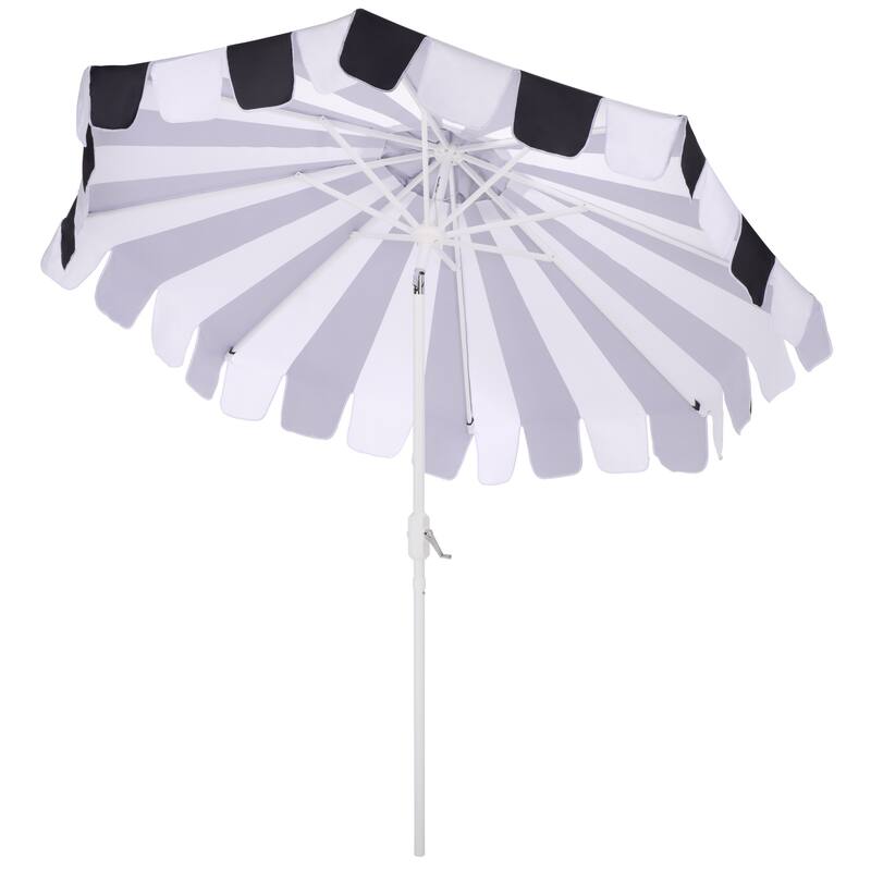 SAFAVIEH Outdoor Living Meze 9ft Crank Umbrella