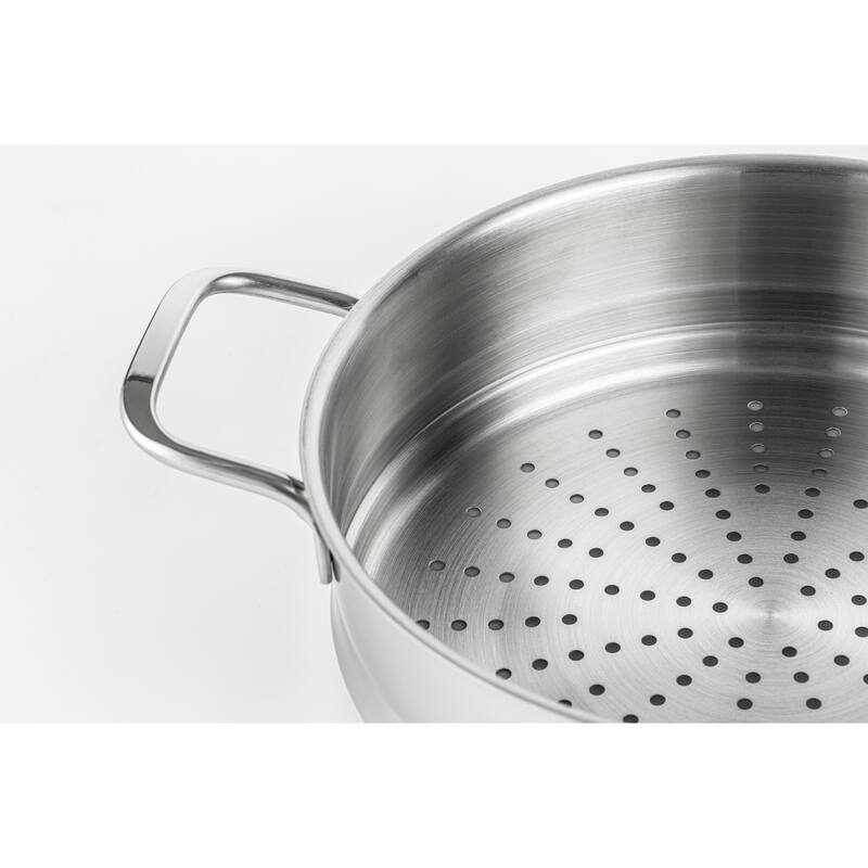 Prime Cook 9.0 QT(28CM) Stainless Steel Steamer Pot with Lid