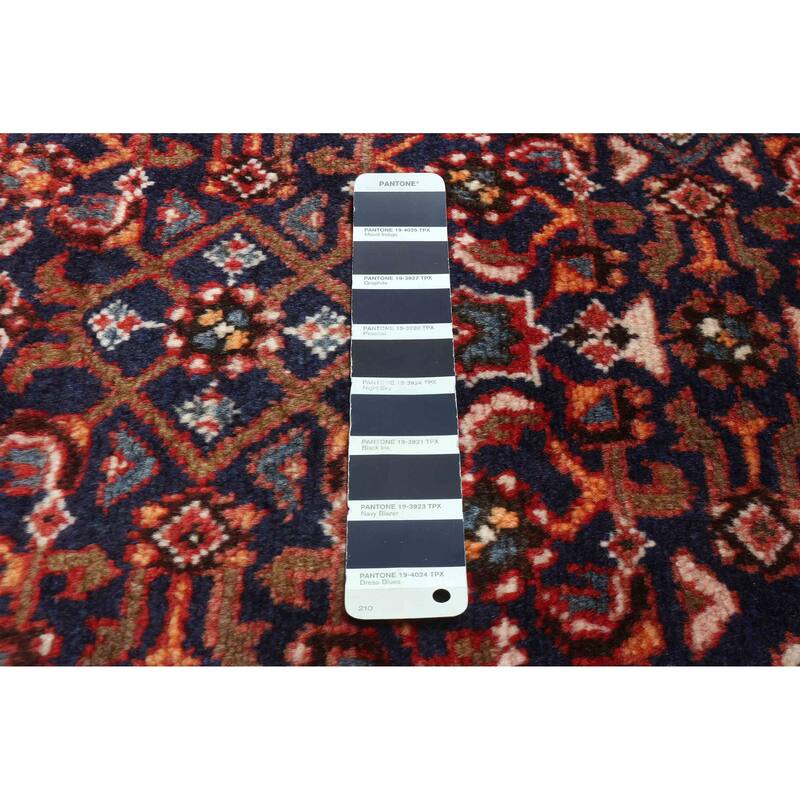 ECARPETGALLERY Hand-knotted Andelz Dark Navy Wool Rug - 3'4 x 8'5