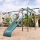 preview thumbnail 8 of 23, Lifetime Monkey Bar Adventure Swing Set (Earthtone)
