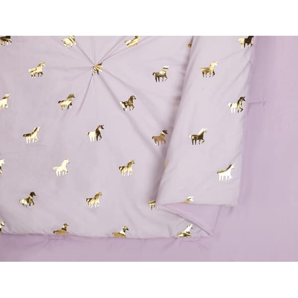 Jessica Simpson Fiona Unicorn Comforter Pillow Set