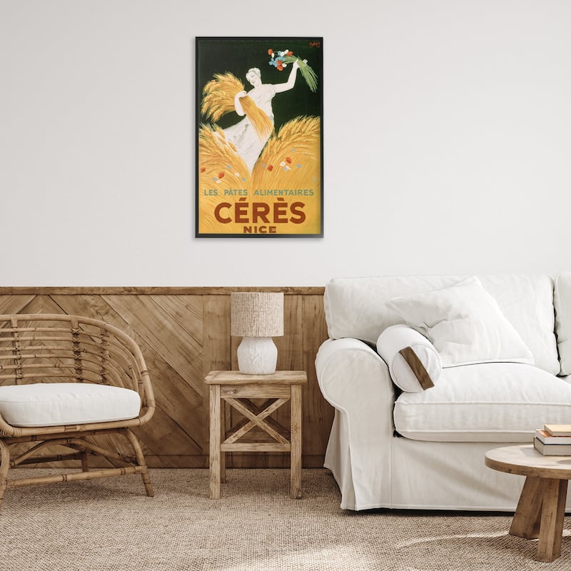 Stupell Antique Ceres Goddess Framed Giclee Art Design By Marcus Jules