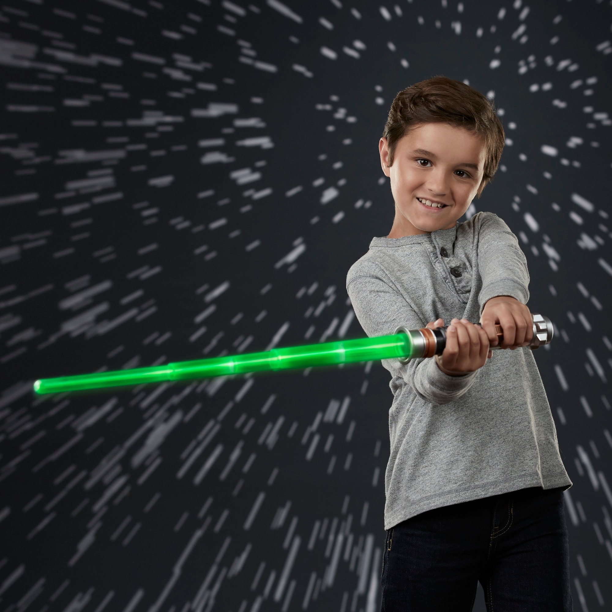 luke skywalker green lightsaber toy