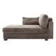 preview thumbnail 146 of 150, 42" W Plush Corduroy Upholstered Chaise Lounge Sleeper for Living