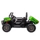 preview thumbnail 24 of 95, Electric 24V Ride-On Dump Truck for Kids, 2 Seater with Remote Control, Non-Slip Tires, and Storage Space