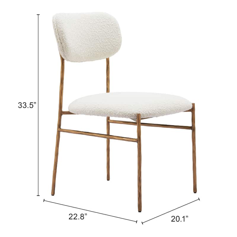 Sydhavnen Dining Chair Cream & Gold