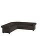 preview thumbnail 29 of 38, Knightsbridge Chesterfield L-shaped Sectional by iNSPIRE Q Artisan Dark Grey Linen