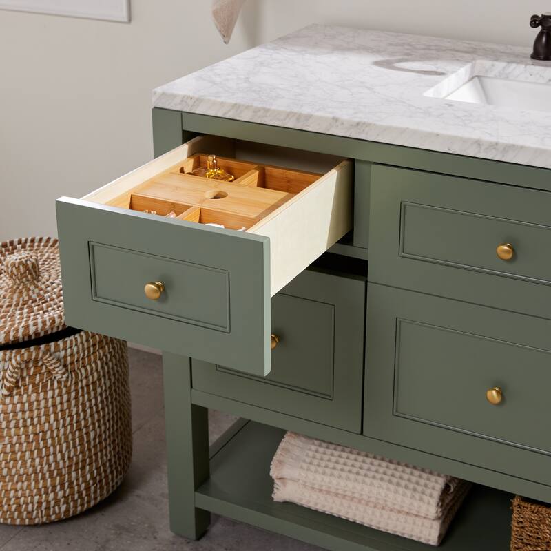 James Martin Vanities Breckenridge 48" Single Vanity, Smokey Celadon