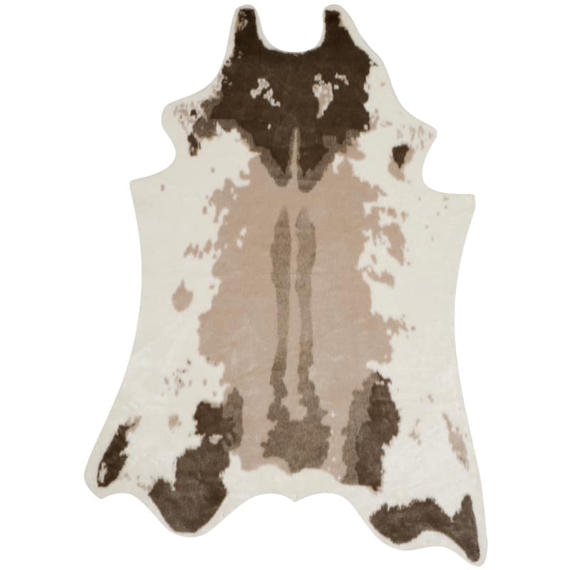 SAFAVIEH Faux Cow Hide Riikka Cabin & Lodge Rug