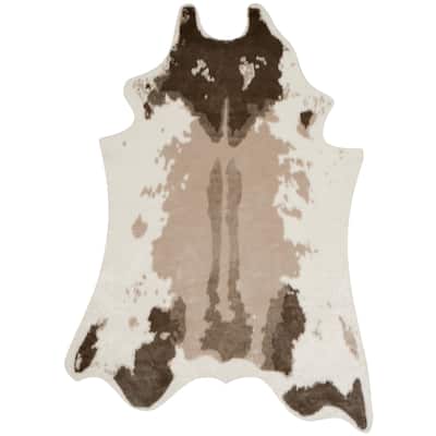 SAFAVIEH Faux Cow Hide Riikka Cabin & Lodge Rug
