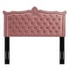 preview thumbnail 22 of 65, Louisa Tufted Performance Velvet King/California King Headboard