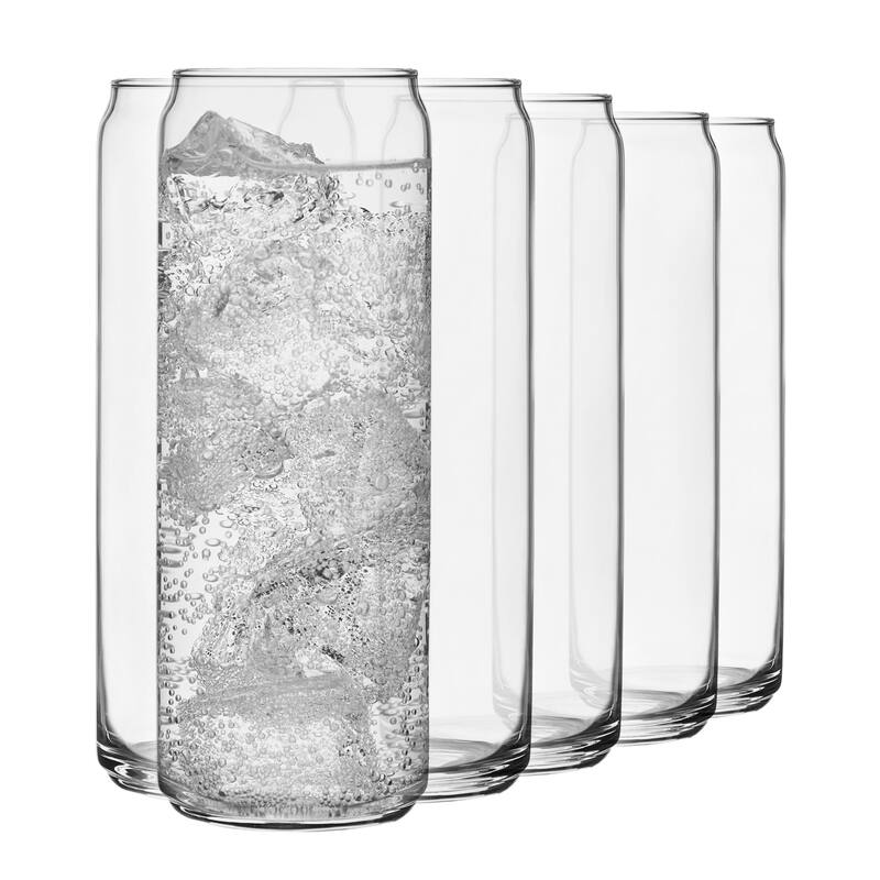 Libbey Classic Slim Can Glass, 12.5-ounce, Set of 6 - Set of 6