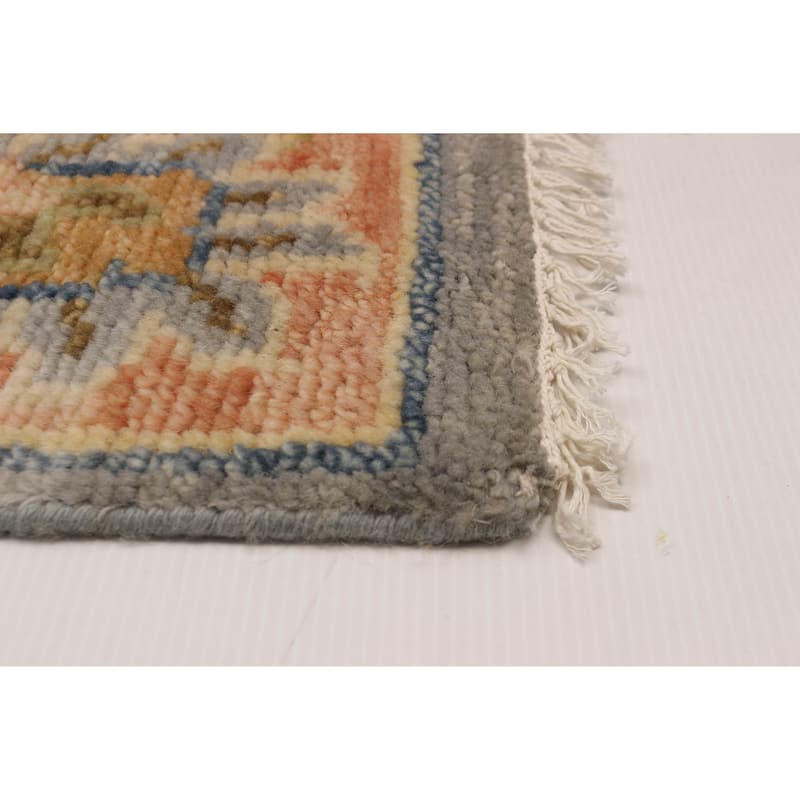 ECARPETGALLERY Hand-knotted Jules Serapi Grey Wool Rug - 8'0 x 10'0