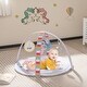 preview thumbnail 3 of 7, Baby Play Gym Mat 7-in-1 Tummy Time Activity Mat with 5 Detachable Toys - Multi-Color - 33"L x 33"W x 20"H
