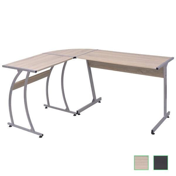 Shop Vidaxl Corner Desk L Shaped 2 Colors Overstock 29816609