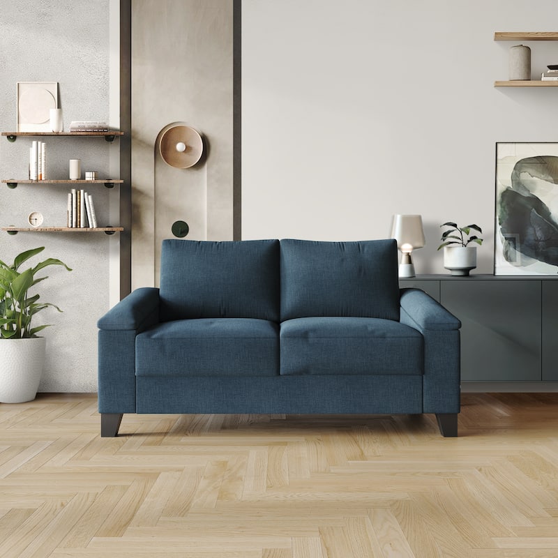 CraftPorch Simple Style Linen Upholstered Loveseat