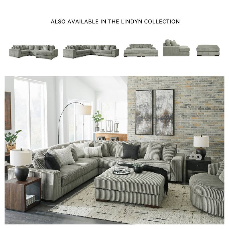 Signature Design by Ashley Lindyn Chaise - 51"W x 64"D x 40"H