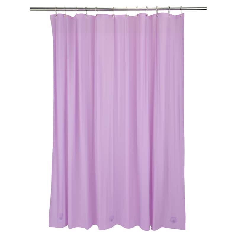 Bath Bliss Heavy Grommet Lilac Shower Liner