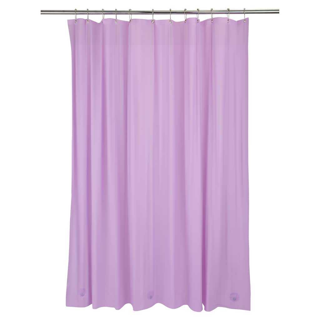 Bath Bliss Heavy Grommet Lilac Shower Liner