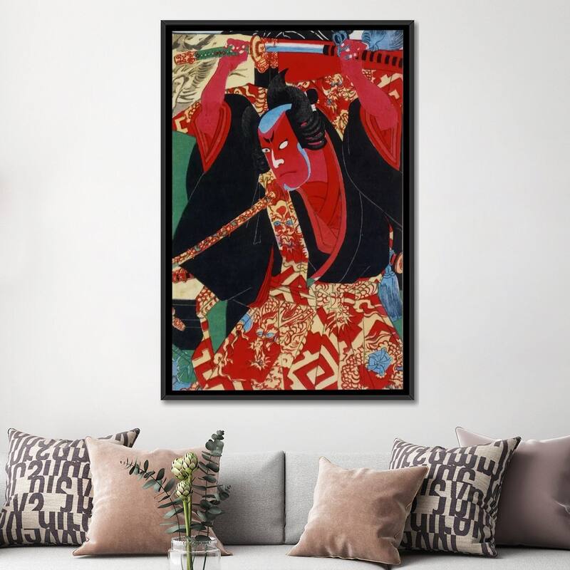 Large Wall Art, Framed Art, Asian Inspired Art, by Unknown Artist