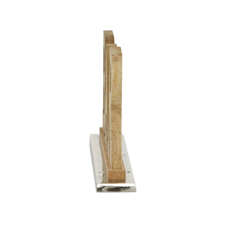 Brown Wood Natural Decorative Sign 8 x 14 x 2 - 14 x 2 x 8