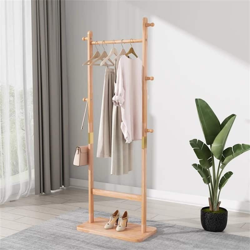 64"H Wood Coat Racks
