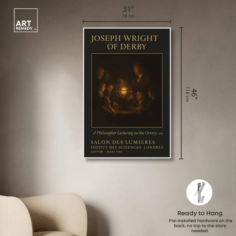 Philosopher Lecturing Canvas by Art Remedy