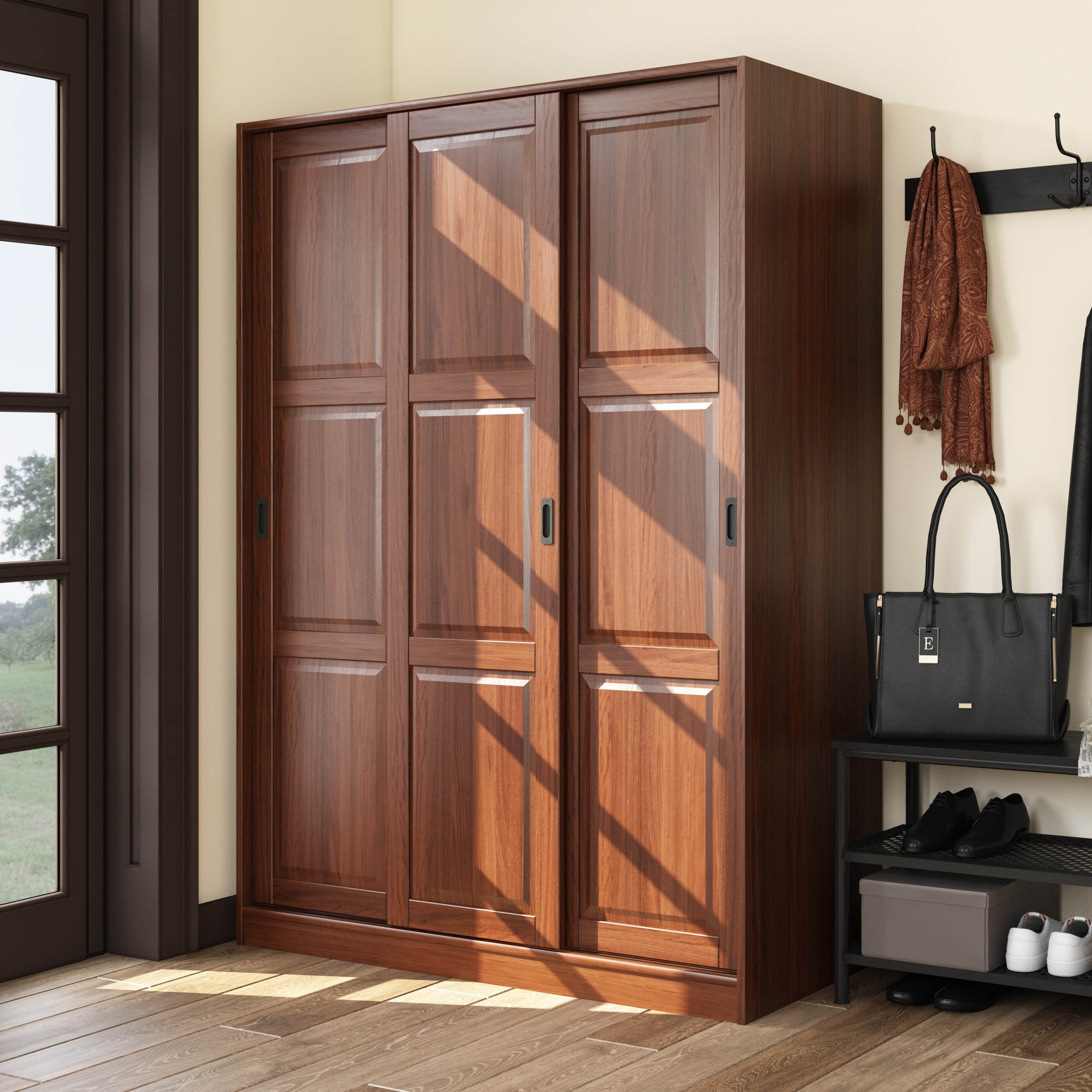 https://ak1.ostkcdn.com/images/products/is/images/direct/2ad837d6c9432aeb1c9d134415bda5c1eae53de7/Palace-Imports-100%25-Solid-Wood-Wall-Closet-System-of-Wardrobe-Armoires-with-Mirrored%2C-Louvered-or-Raised-Panel-Sliding-Doors.jpg