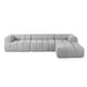 preview thumbnail 52 of 60, Christopher Knight Home - 122" Modern L-Shaped Sectional Sofa with Chaise Lounge, No assembly
