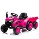 preview thumbnail 25 of 98, 12V Kids Electric Tractor with Safety Belt, Bluetooth, and Music