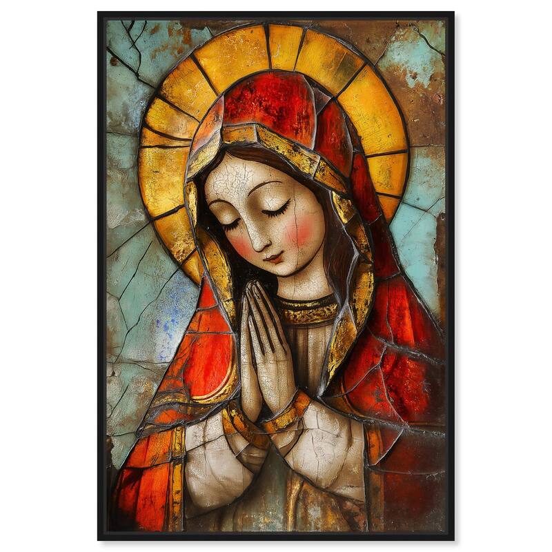 Ancient Supplication Canvas by Art Remedy - Black - 20" x 30"