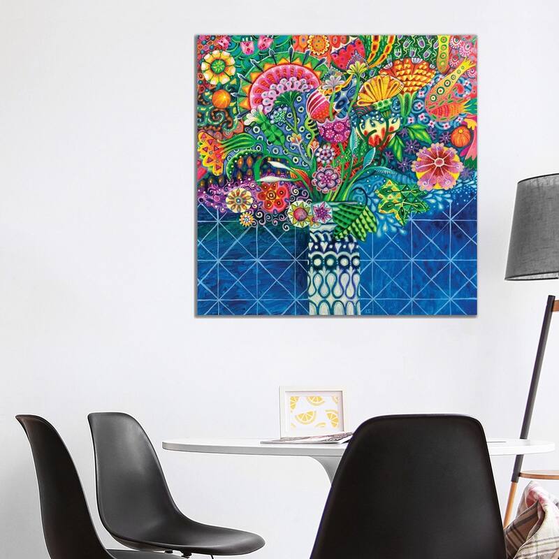 iCanvas "The Bold Vase" by Imogen Skelley Canvas Print - 37x37x1.5